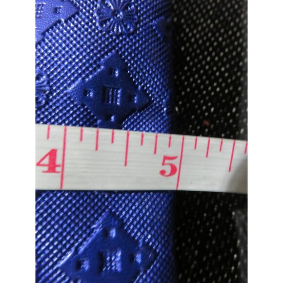 BOGO FORTEXO Cobalt Blue PU Diamond Pattern leather 3 bag crossbody set New - Picture 13 of 16